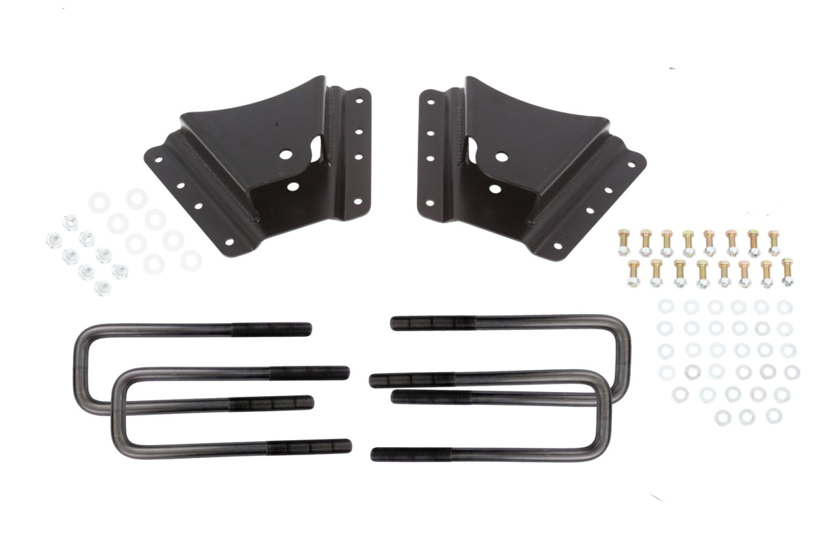 3 Inch Drop Hangers 2002-2010 Silverado/Sierra 3500 2WD/4WD with 10 Hole Hangers - 33085
