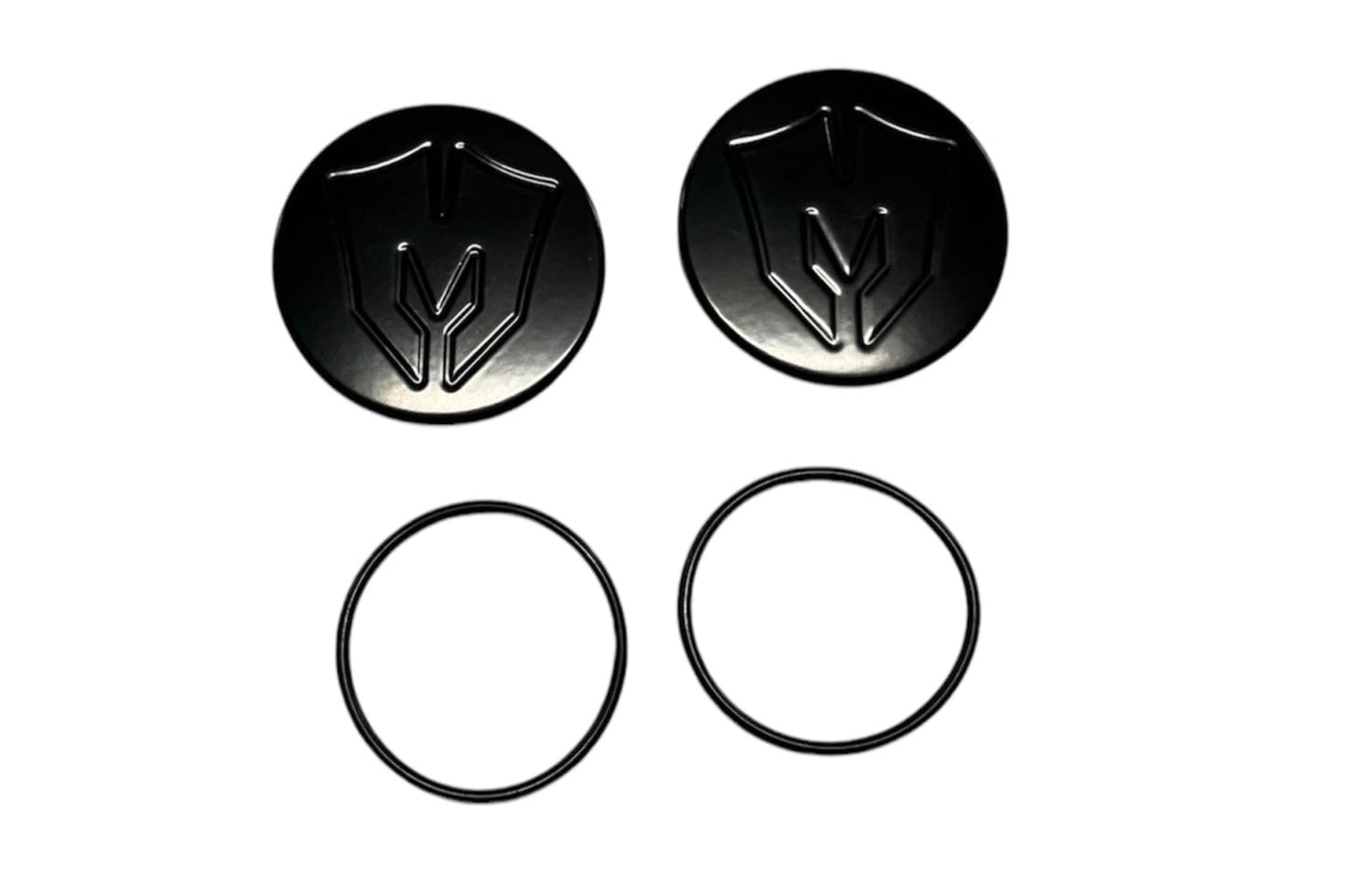 Billet Ball Joint Caps Black Fits Upper Arms 2007-2026 Silverado/Sierra 1500 2011-2026 Silverado/Sierra 2500/3500
