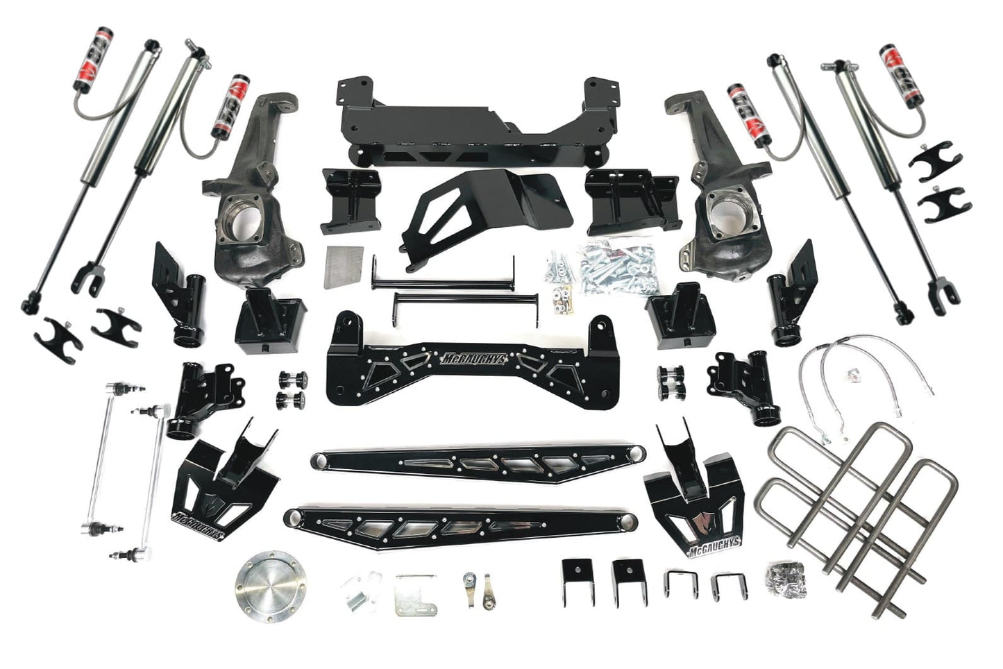 7-9 Inch Premium Lift Kit with M84 RR Shocks 2011-2019 Silverado/Sierra 3500 2WD/4WD Gas/Diesel