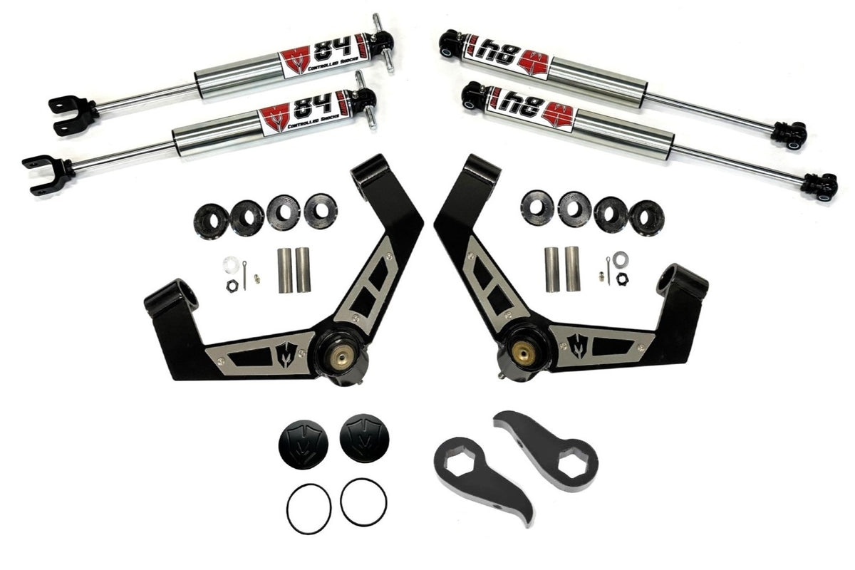 2 Inch Leveling Kit w/M84 Shocks 2020-2026 Silverado/Sierra 2500/3500 2WD/4WD - 52416