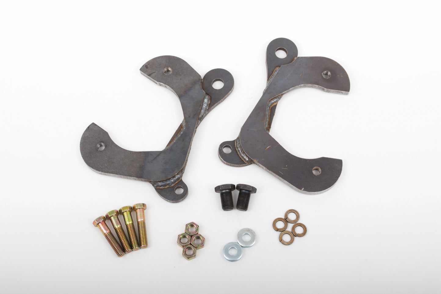 17 F. DISC BRKTS 1955-58 (CONVERTS STOCK 1955-58 CHEVY CAR SPINDLE TO DISC BRAKES)