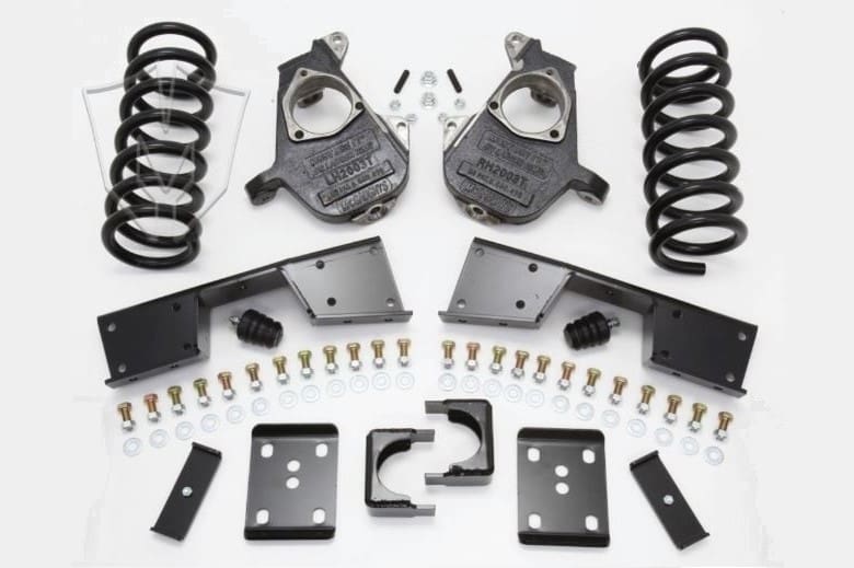4/6 Inch Spindle/Flip Kit Lowering Kit 2001-2006 Silverado/Sierra 1500 2WD Regular Cab with C-Style Spindles