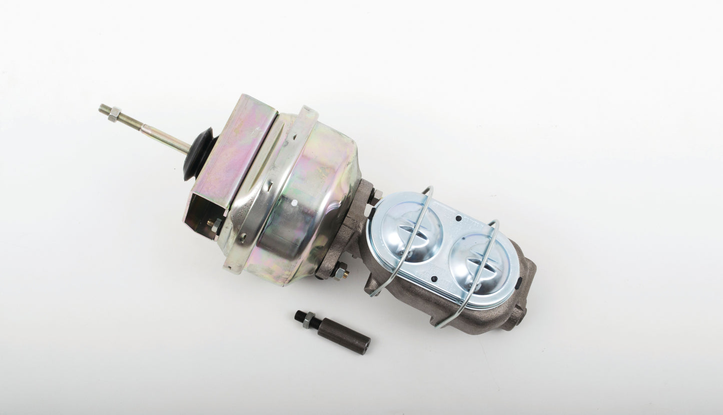 7"6066DRUM 1960-66 C-10, 7" BOOSTER w/ MASTER CYL & BRACKET FOR FRONT DRUM BRAKES