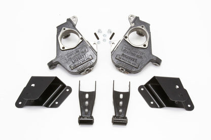 2/4 Inch Spindle Lowering Kit 1999-2006 Silverado/Sierra 1500 2WD/4WD Short Bed with T-Style Spindles
