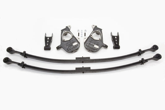 2/4 Inch Spindle/Leaf Spring Lowering Kit 2007-2013 Silverado/Sierra 1500 2WD/4WD
