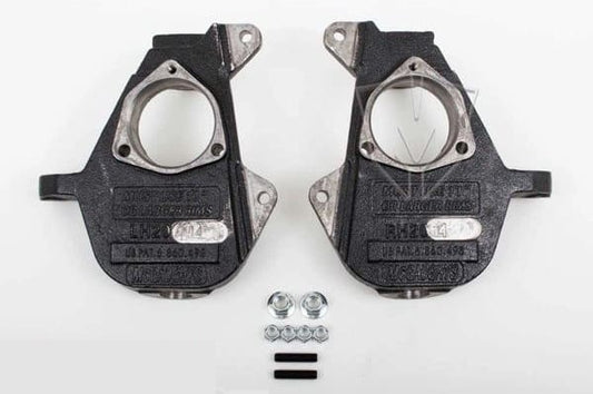 2 Inch Drop Spindles 2007-2016 Silverado/Sierra 1500 2WD/4WD with Cast Steel Control Arms