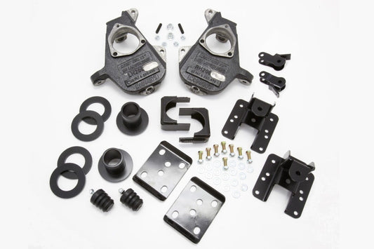 3-4/5-6 Inch Spindle/Flip Kit Lowering Kit 2007-2013 Silverado/Sierra 1500 2WD