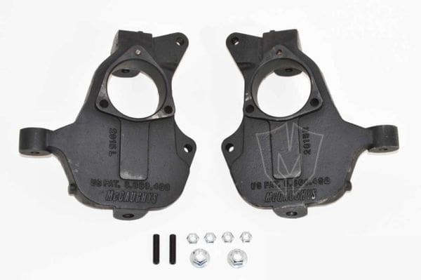 2 Inch Drop Spindles 2014-2018 Silverado/Sierra 1500/ 2014-2020 Tahoe/Yukon 2WD with Stamped Steel/Alum Control Arms