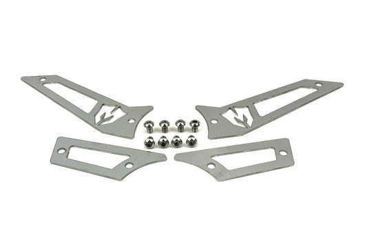 Replacement Stainless Steel Badges for Upper Control Arms 2007-2018 Silverado/Sierra 1500