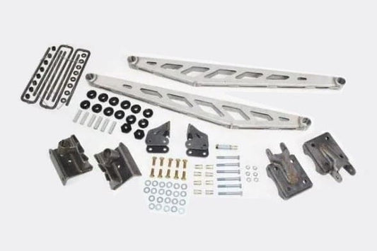 Traction Bar Kit 2014-2018 Silverado/Sierra 1500 Regular Cab Raw Finish