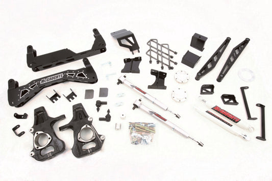 7-9 Inch Premium Lift Kit S/S Black 2014-2016 Silverado/Sierra 1500 with Cast Steel Control Arms 4WD