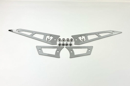 Replacement Stainless Steel Badges for Upper Control Arms 2019-2026 Silverado/Sierra 1500