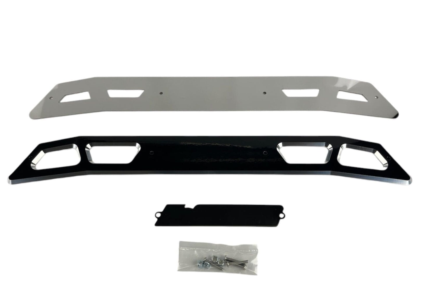 Billet Face Plate fits 4 Inch Crossmember 2020-2026 Silverado/Sierra 2500/3500 Black
