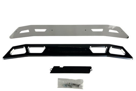 Billet Face Plate fits 4 Inch Crossmember 2020-2026 Silverado/Sierra 2500/3500 Black