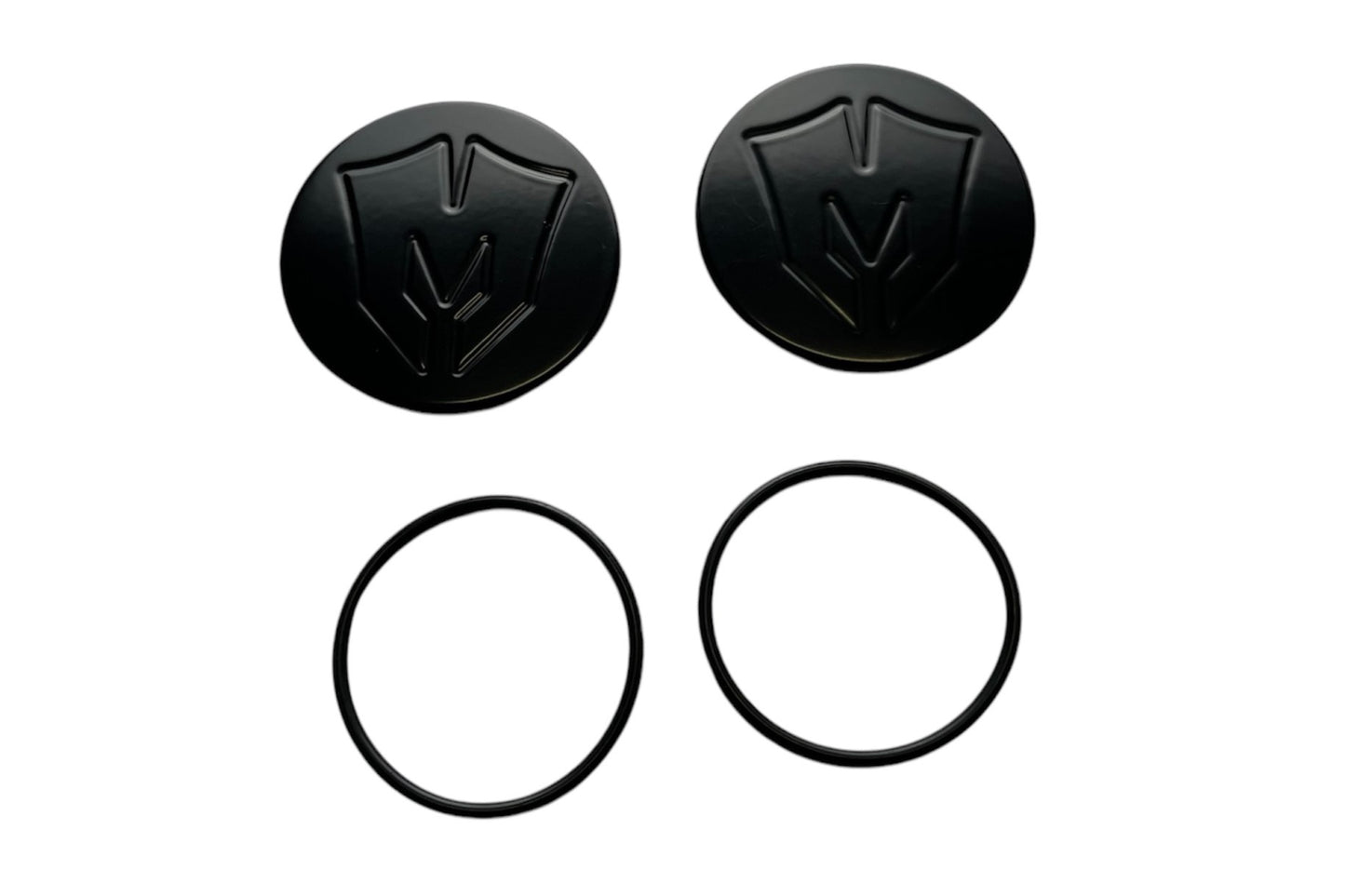 Billet Ball Joint Caps Black Fits Upper Arms 2007-2026 Silverado/Sierra 1500 2011-2026 Silverado/Sierra 2500/3500