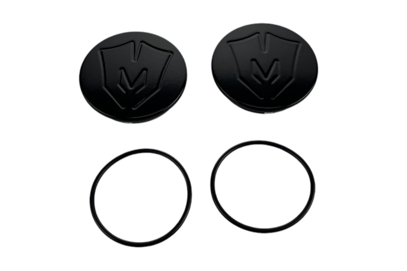 Billet Ball Joint Caps Black Fits Upper Arms 2007-2026 Silverado/Sierra 1500 2011-2026 Silverado/Sierra 2500/3500