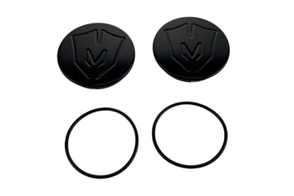 Billet Ball Joint Caps Black Fits Upper Arms 2007-2026 Silverado/Sierra 1500 2011-2026 Silverado/Sierra 2500/3500