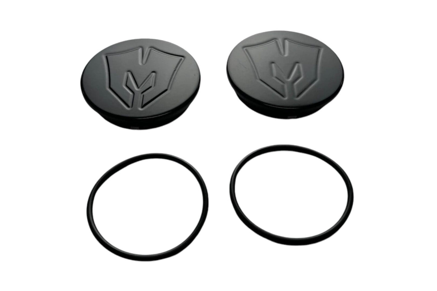 Billet Ball Joint Caps Black Fits Upper Arms 2007-2026 Silverado/Sierra 1500 2011-2026 Silverado/Sierra 2500/3500