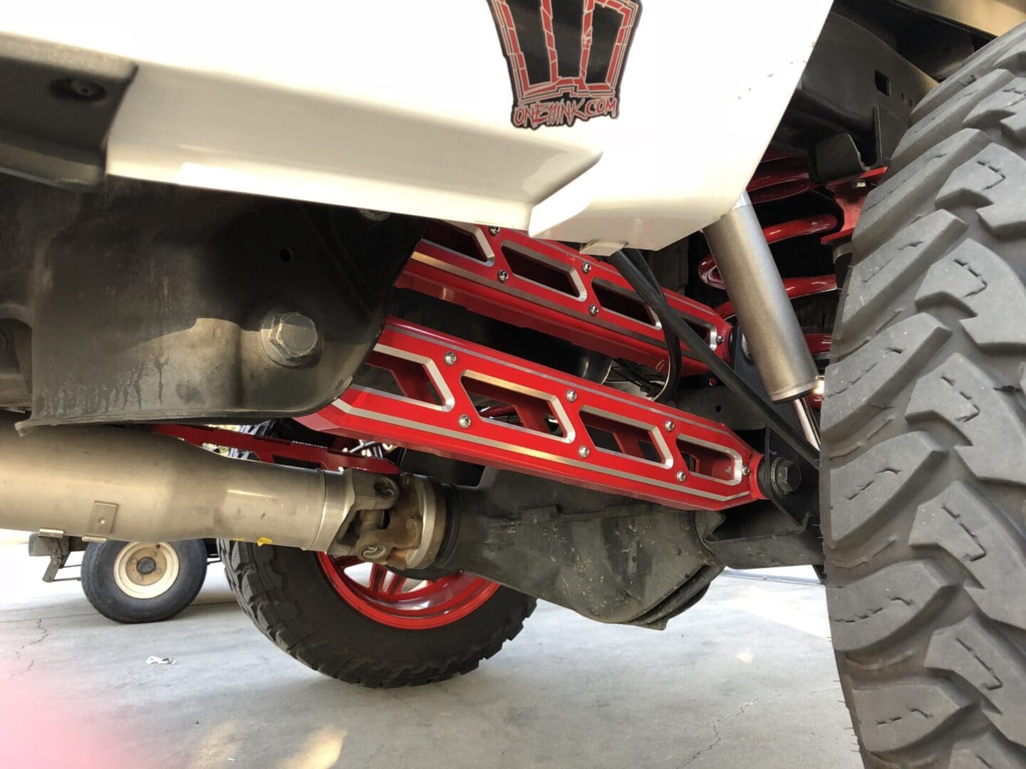 Rear Boxed 4-Link w/Raw Billet Face Plates 2014-2026 Dodge Ram 2500 8 and 10 Inch Lift Kits Raw Finish