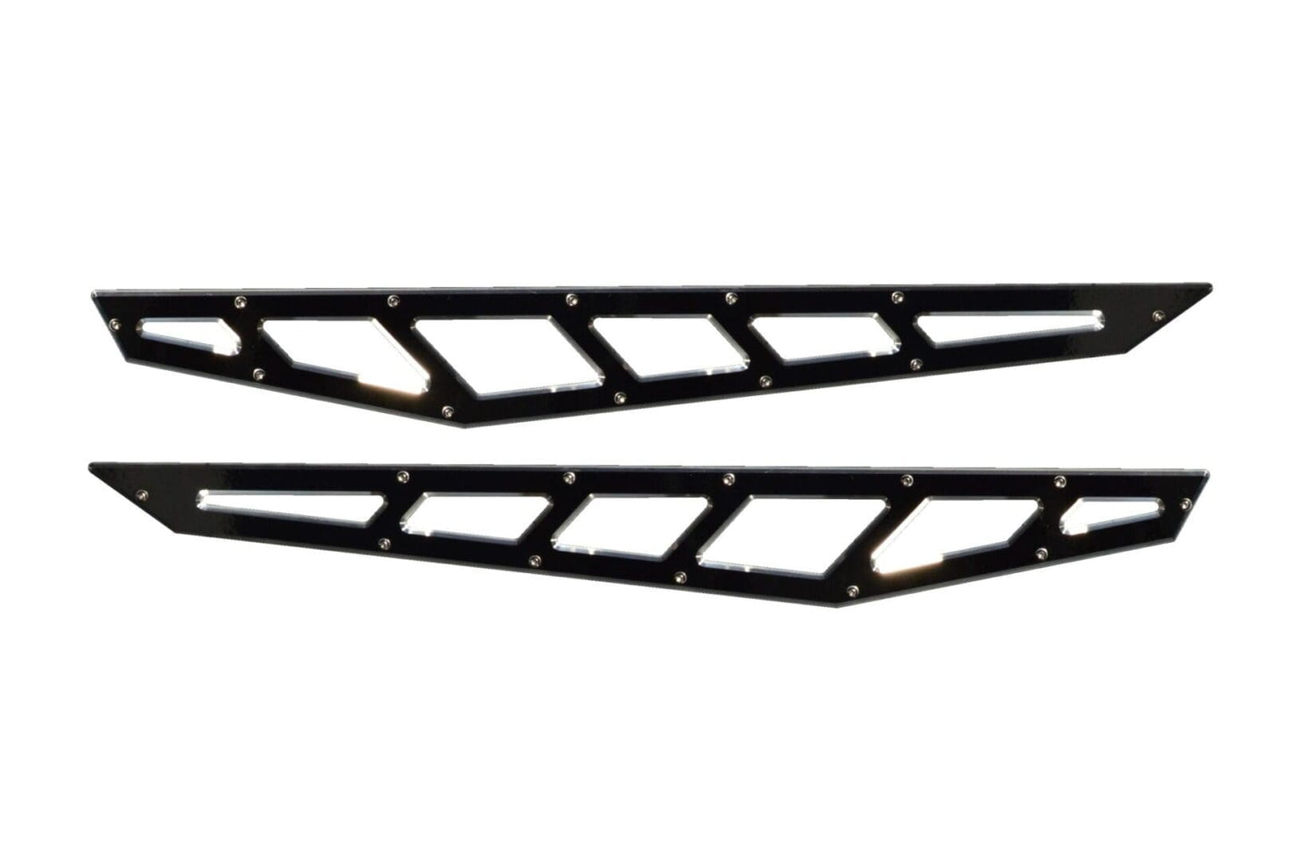 Billet Face Plates fits Traction Bars 2019-2026 Silverado/Sierra 1500 Black