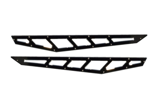 Billet Face Plates fits Traction Bars 2019-2026 Silverado/Sierra 1500 Black