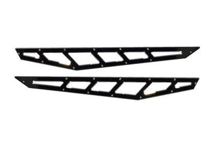 Billet Face Plates fits Traction Bars 2020-2026 Silverado/Sierra 2500/3500 Black