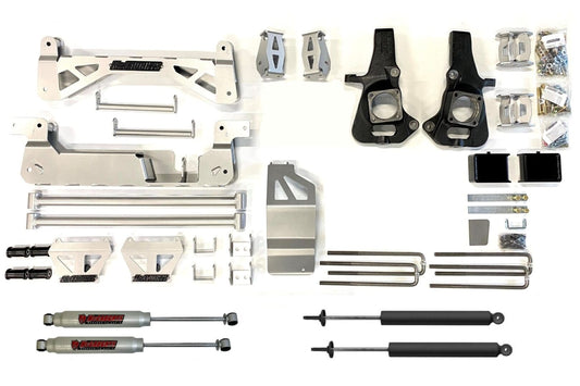 7-9 Inch Premium Lift Kit 2002-2010 Silverado/Sierra 3500 2WD Gas