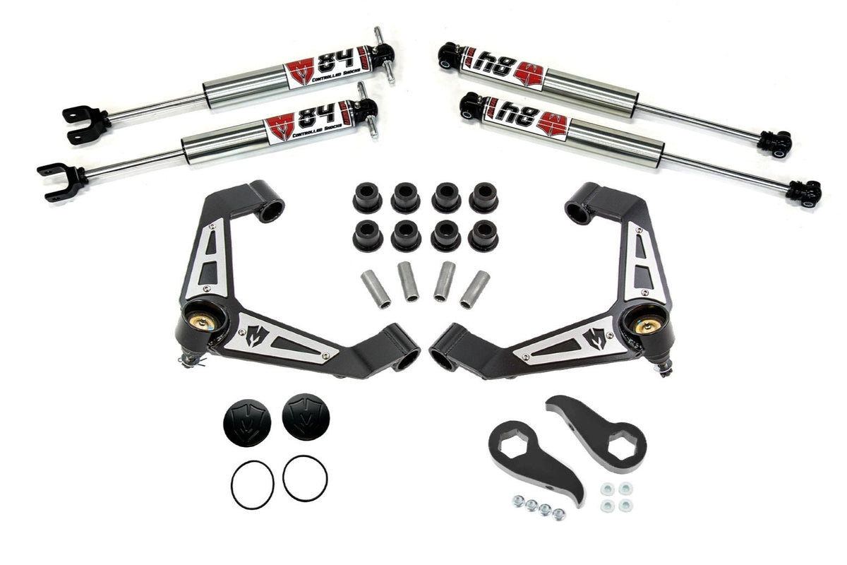 2 Inch Leveling Kit w/M84 Shocks 2011-2019 Silverado/Sierra 2500/3500 2WD/4WD - 52316