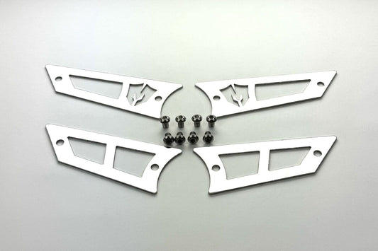 Replacement Stainless Steel Badges for Upper Control Arms 2020-2026 Silverado/Sierra 2500/3500