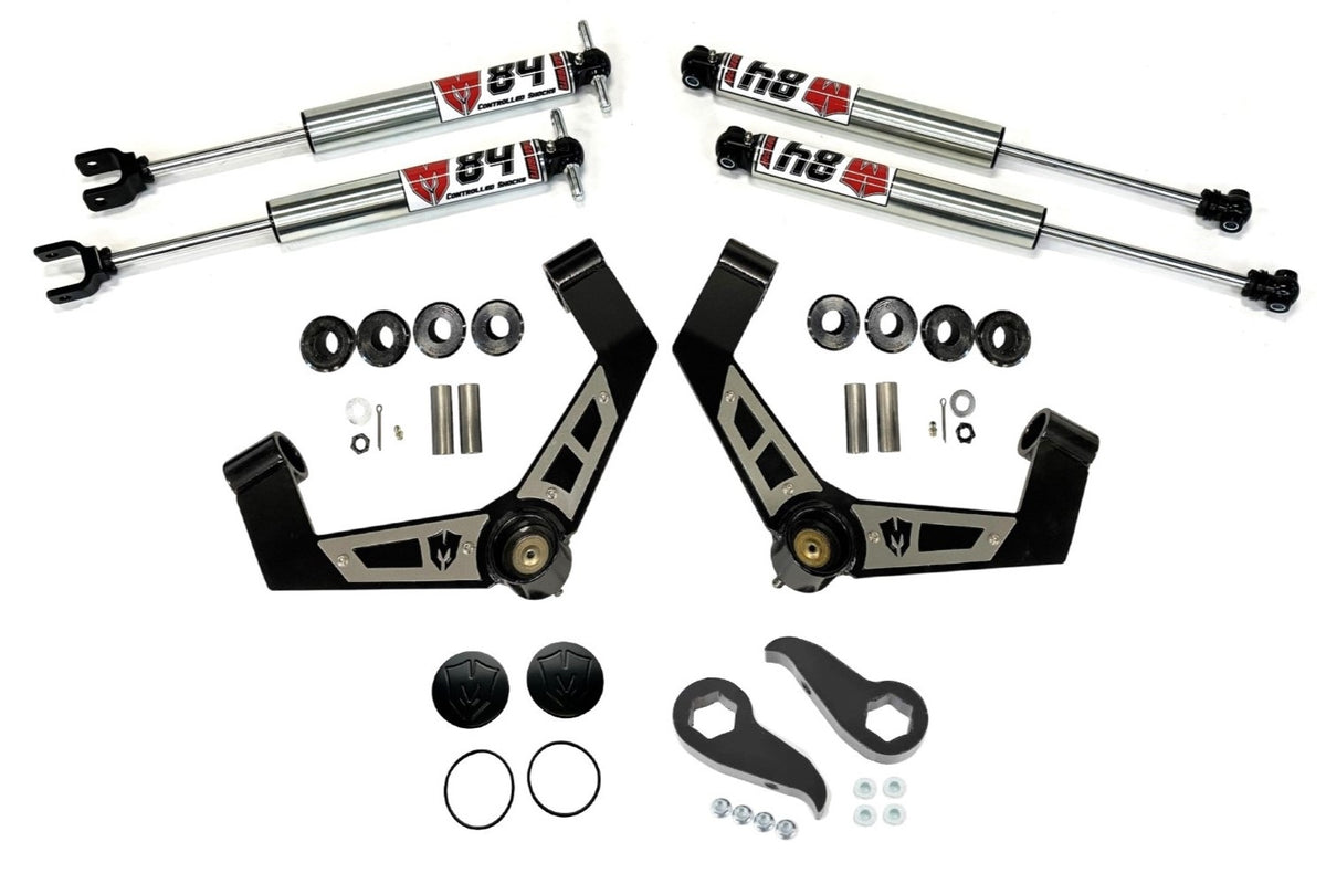 2 Inch Leveling Kit w/M84 Shocks 2020-2026 Silverado/Sierra 2500/3500 2WD/4WD - 52416
