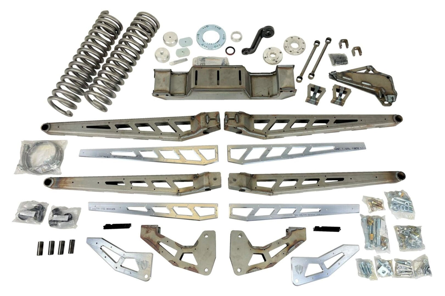 10 Inch Premium Lift Kit with 4-Link 2014-2018 Dodge Ram 2500 4WD Raw Finish