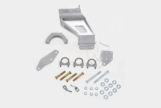 Dual Steering Stabilizer Bracket Kit 2014-2026 RAM 2500 2013-2026 RAM 3500 Raw Finish