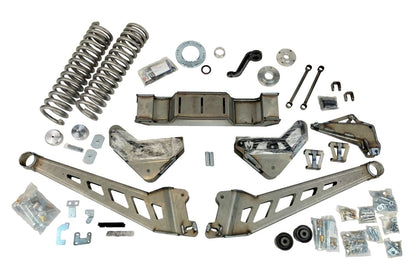 10 Inch Premium Lift Kit with Radius Arms 2013-2018 Dodge Ram 3500 4WD Raw Finish