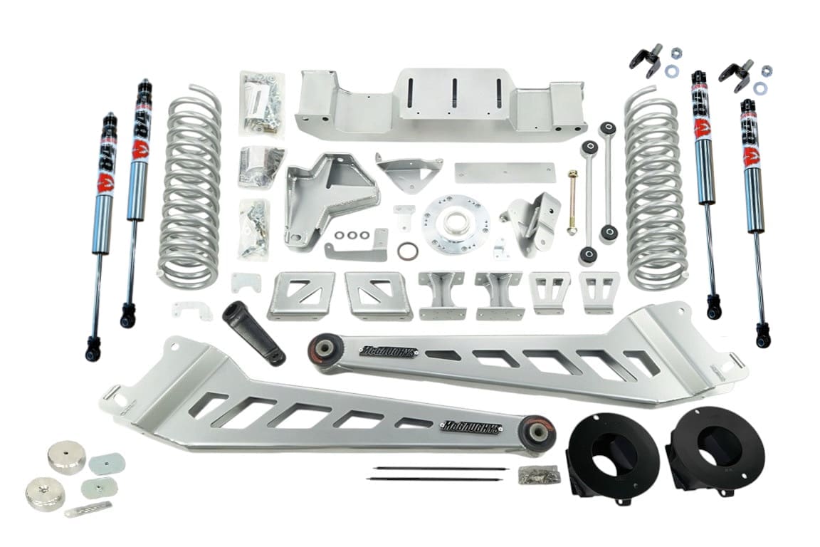 6 Inch  Premium Lift Kit 2019-2024 Dodge Ram 2500 Radius Arms 4WD with Rear Air Suspension