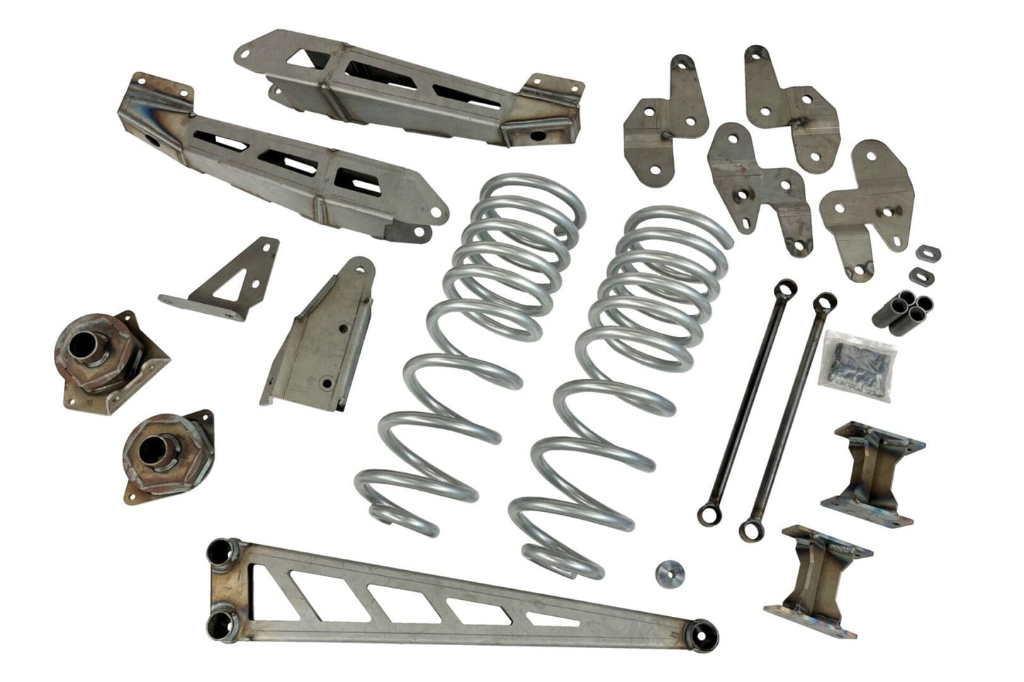 10 Inch Premium Lift Kit with 4-Link 2019-2024 Dodge Ram 2500 4WD Raw Finish