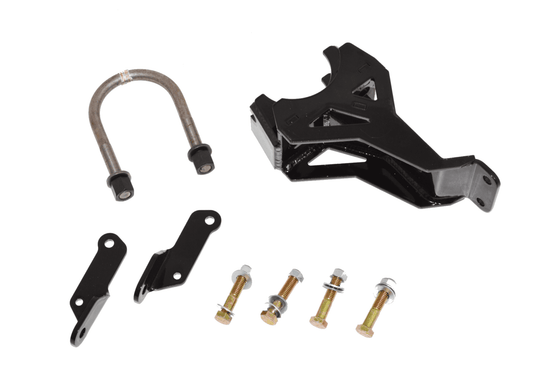 Dual Steering Stabilizer Bracket Kit 2005-2026 Ford F250/F350 Raw Finish