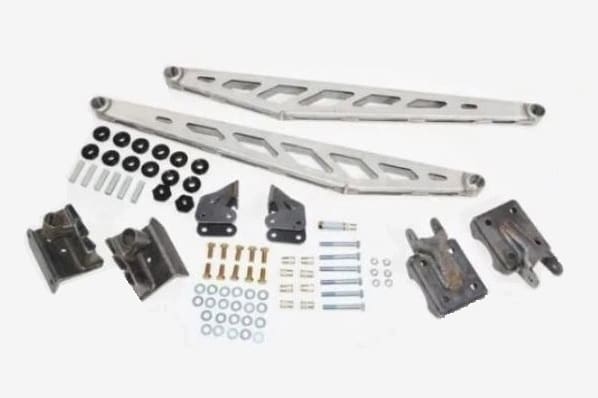 Traction Bar Kit 2017-2022 Ford F-350 4WD Raw Finish
