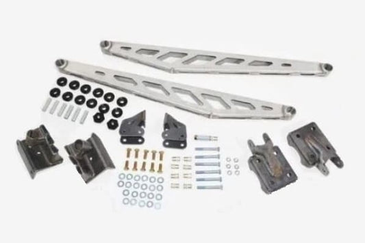 Traction Bar Kit 2017-2022 Ford F-350 4WD Raw Finish