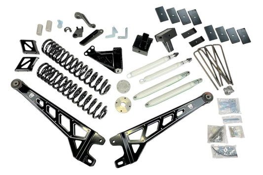 8 Inch Premium Lift Kit S/S Black 2017-2022 Ford F350 4WD with Flange Style Rear Driveline