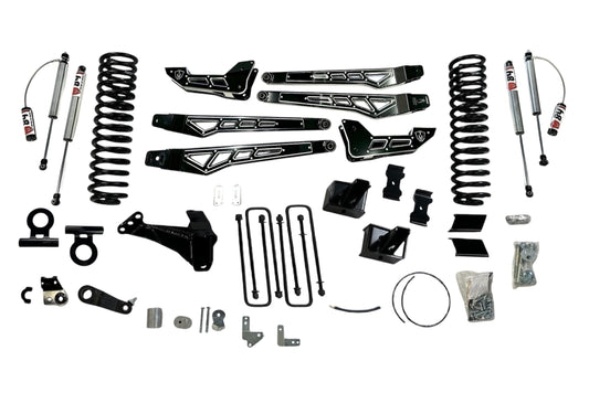 4.5 Inch Premium Lift Kit S/S Black w/4-Link 2023-2026 Ford F250 4WD - 57405