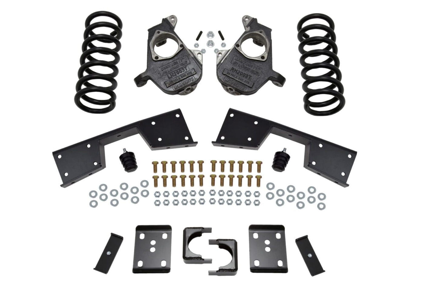 4/6 Inch Spindle/Flip Kit Lowering Kit 1999-2000 Silverado/Sierra 1500 2WD Regular Cab with T-Style Spindles