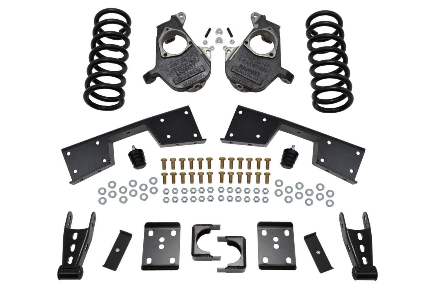 5/7 Inch Spindle/Flip Kit Lowering Kit 1999-2000 Silverado/Sierra 1500 2WD Extended/Crew Cab with T-Style Spindles