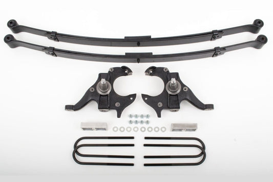 2/4 Inch Spindle/Leaf Spring Lowering Kit 1982-2003 S10/Sonoma 1984-1997 Blazer/Jimmy 2WD