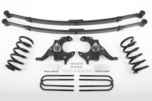 4/5 Inch Spindle/Leaf Spring Lowering Kit 1982-2003 S10/Sonoma 2WD Extended Cab