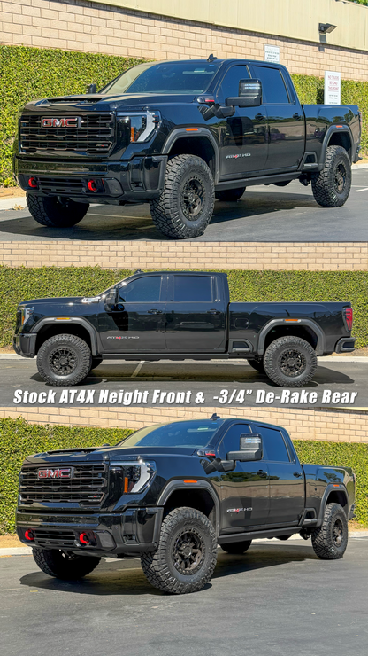 Rear De-rake Kit 2024-2026 Silverado/Sierra 2500HD ZR2/AT4X - 52449