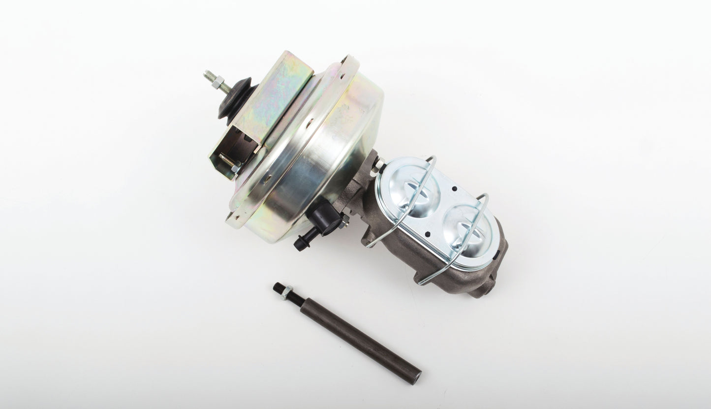 9"6066DRUM 1960-66 C-10, 9" BOOSTER w/ MASTER CYL & BRACKET FOR FRONT DRUM BRAKES