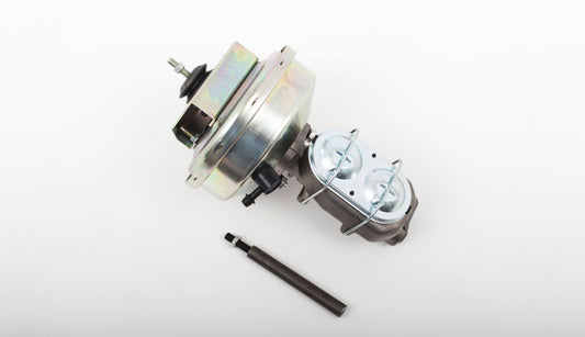 9"6066DRUM 1960-66 C-10, 9" BOOSTER w/ MASTER CYL & BRACKET FOR FRONT DRUM BRAKES