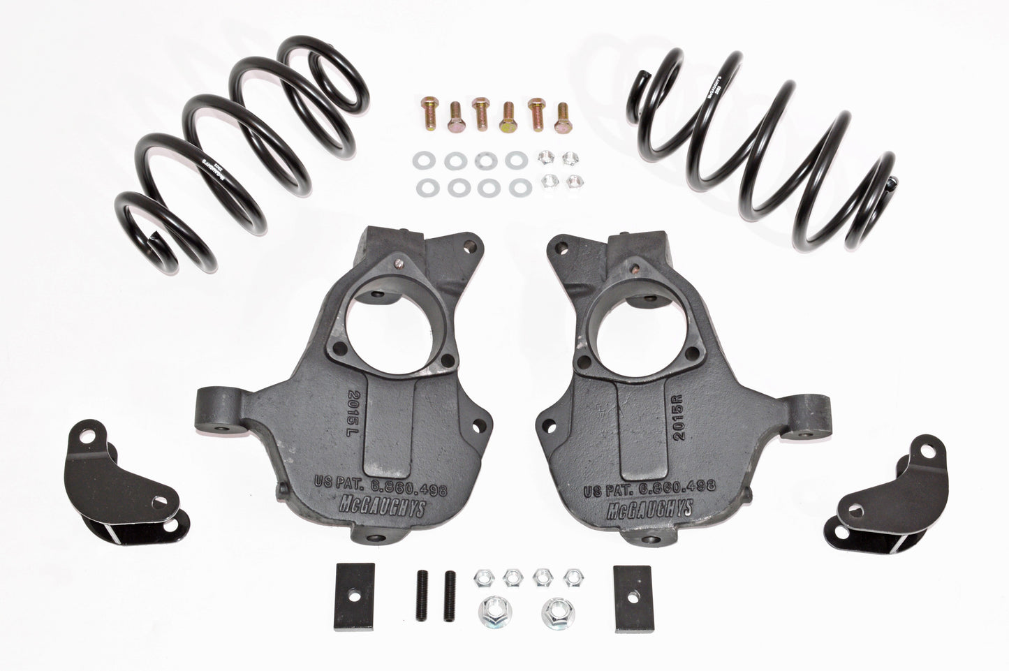 2014-20 GM SUV 1500 (2WD ONLY) 2/3" Deluxe Drop Kit (Spindles, Rear Coils, & Shock Extenders) NO Factory Auto Leveling Shocks