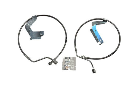 2023-2026 FORD F-250, F-350 F-450  FRONT BRAIDED BRAKE LINE UPGRADE KIT FITS 4 & 6 INCH LIFT
