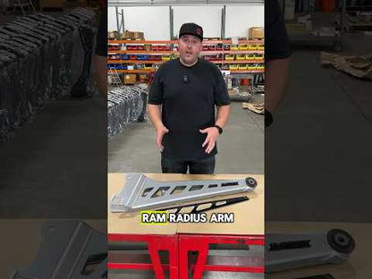 Billet Face Plates for Radius Arms 2014-2026 RAM 2500 2013-2026 RAM 3500 4 and 8 Inch Lift Raw Finish - 51203